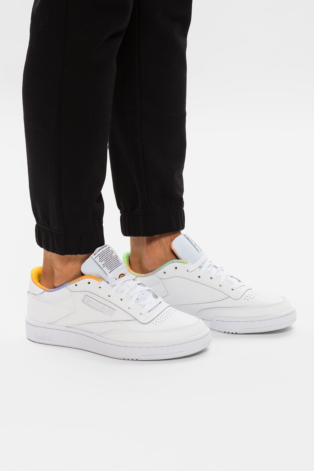 Reebok club c on sale 85 pride shoes